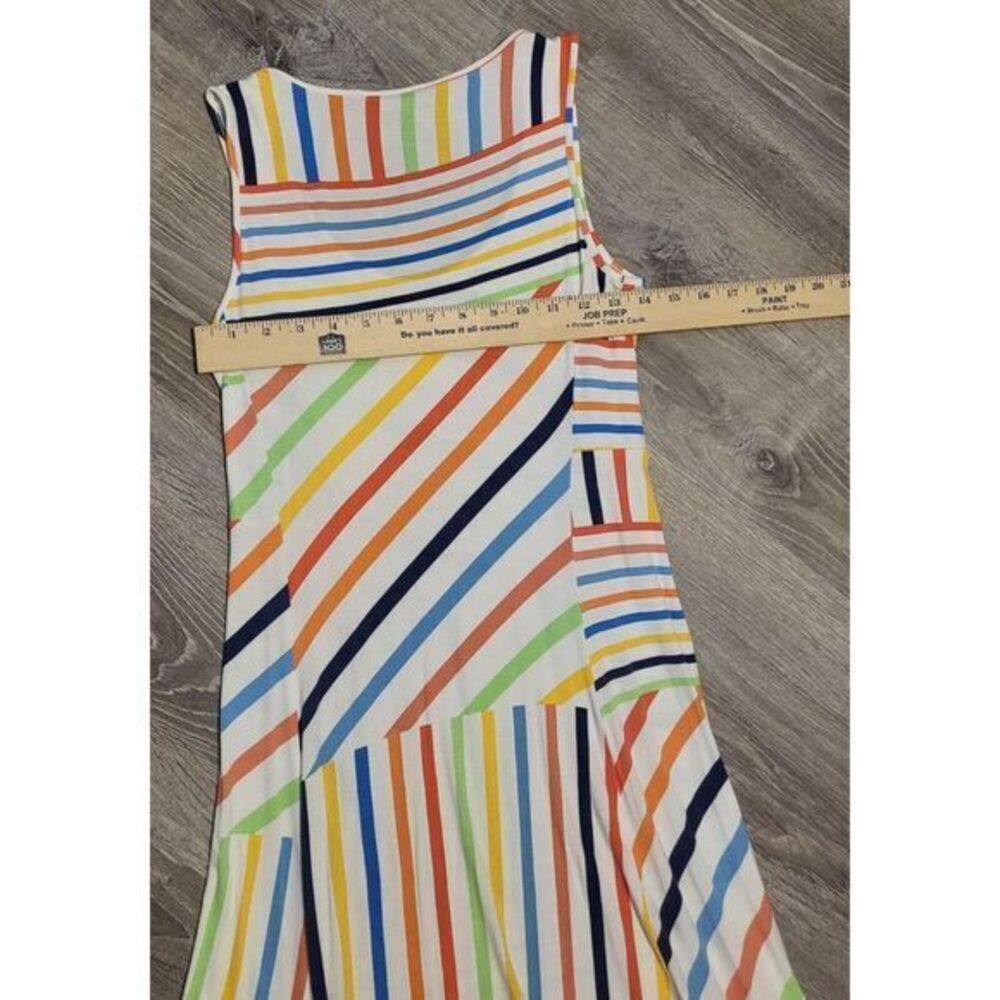 Peter Som Multicolor Striped Maxi Dress - Picture 4 of 11